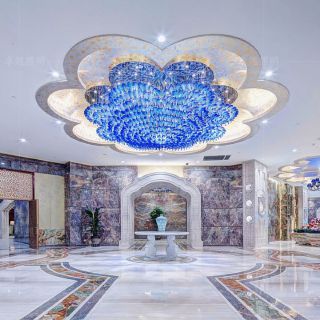 豪华酒店大堂灯   
